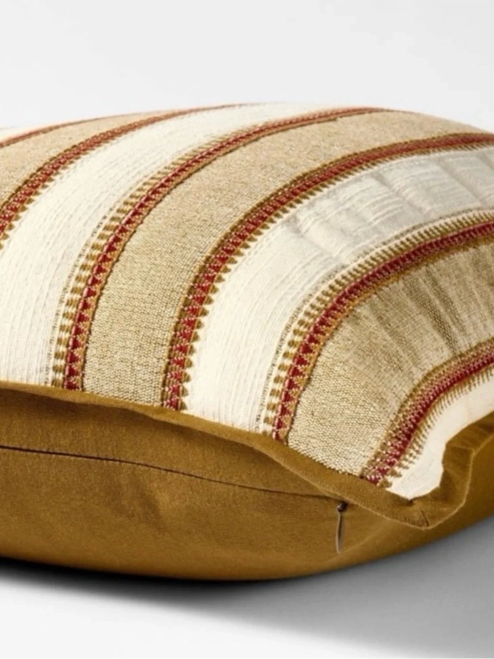 Striped Neutral Throw Pillow - Beige & Cream 20x20 Studio McGee target